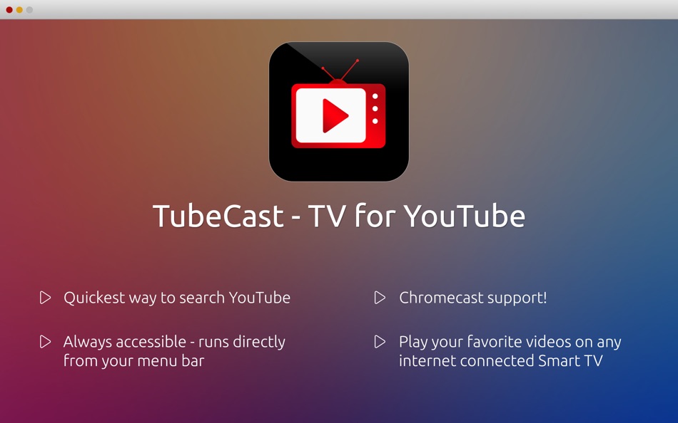 TubeCast - TV for YouTube - 1.5 - (macOS)