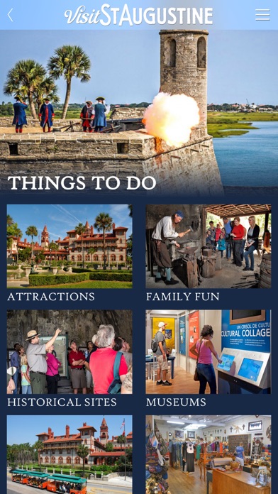 Visit St. Augustine Screenshot
