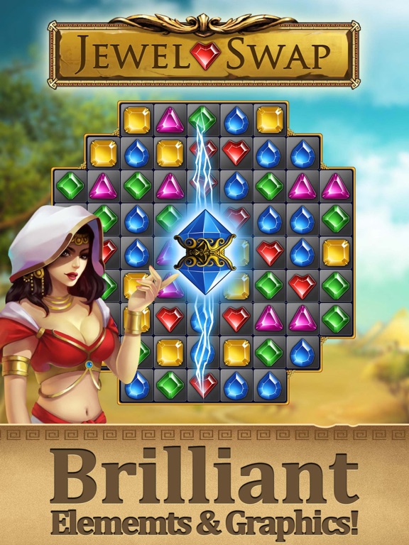 Screenshot #5 pour Jewel Swap -Magic Match 3 game