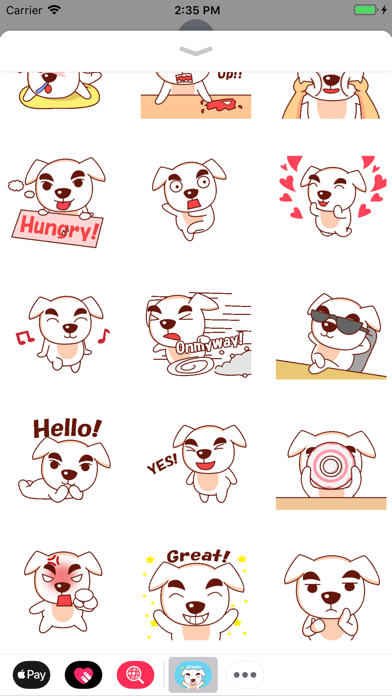 Excited Dog Animated Stickers screenshot 2
