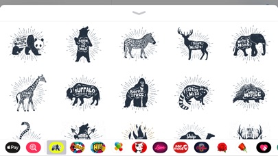 Ink Wildlife Quote Sticker App screenshot 4