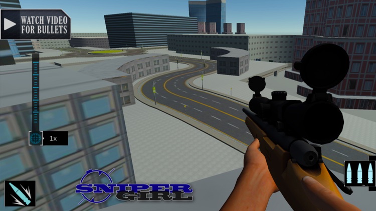 Sniper Police Girl 3d