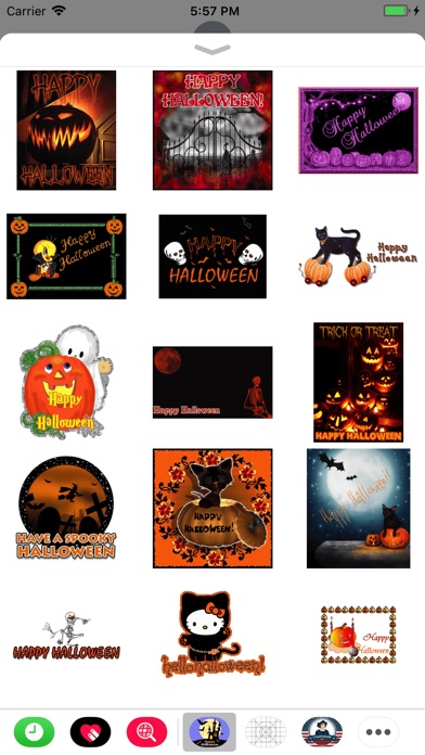 Halloween GIF Stickers 2017 screenshot 2