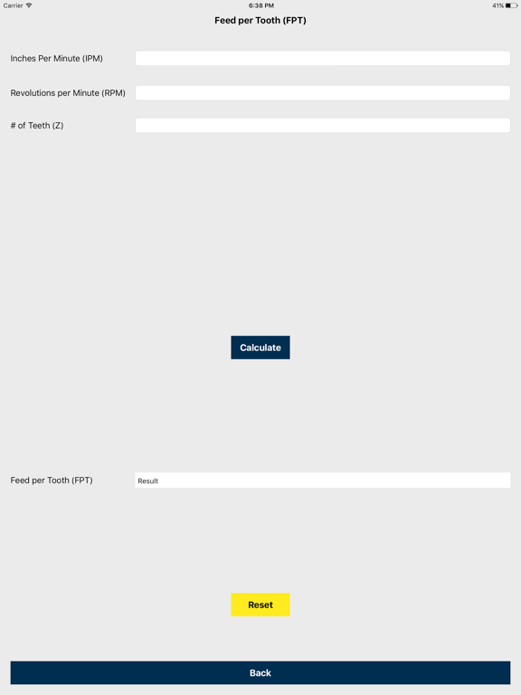 Screenshot #5 for Machinist's Calculator