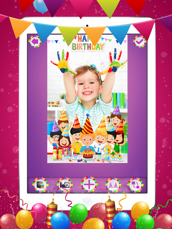 Screenshot #6 pour Éditeur photo anniversaire