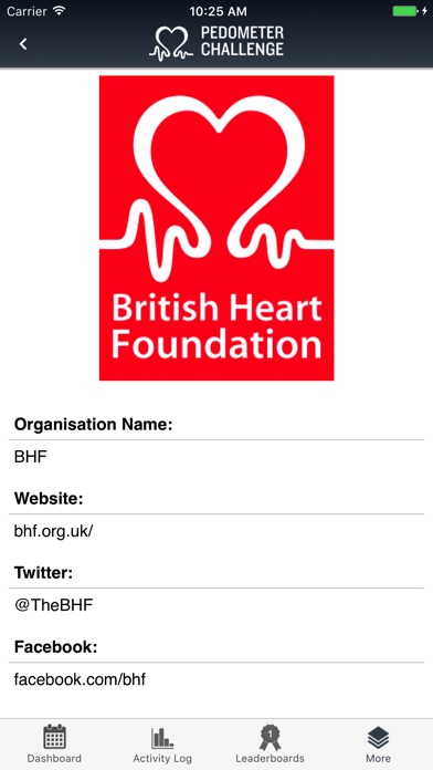 BHF Pedometer Challenge screenshot 4