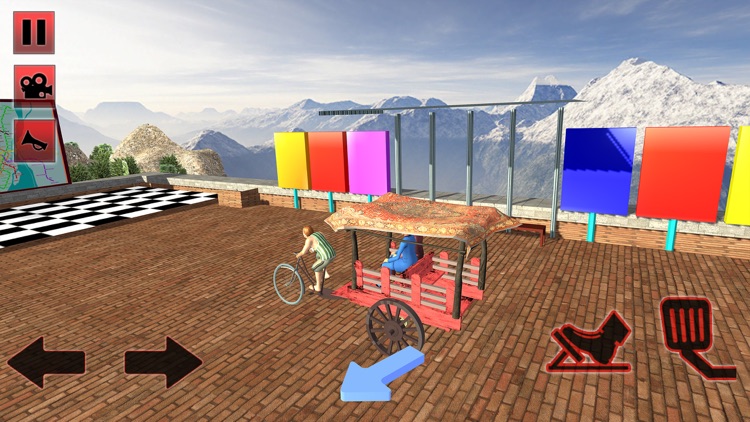 Off Road Bicycle Rickshaw Sim