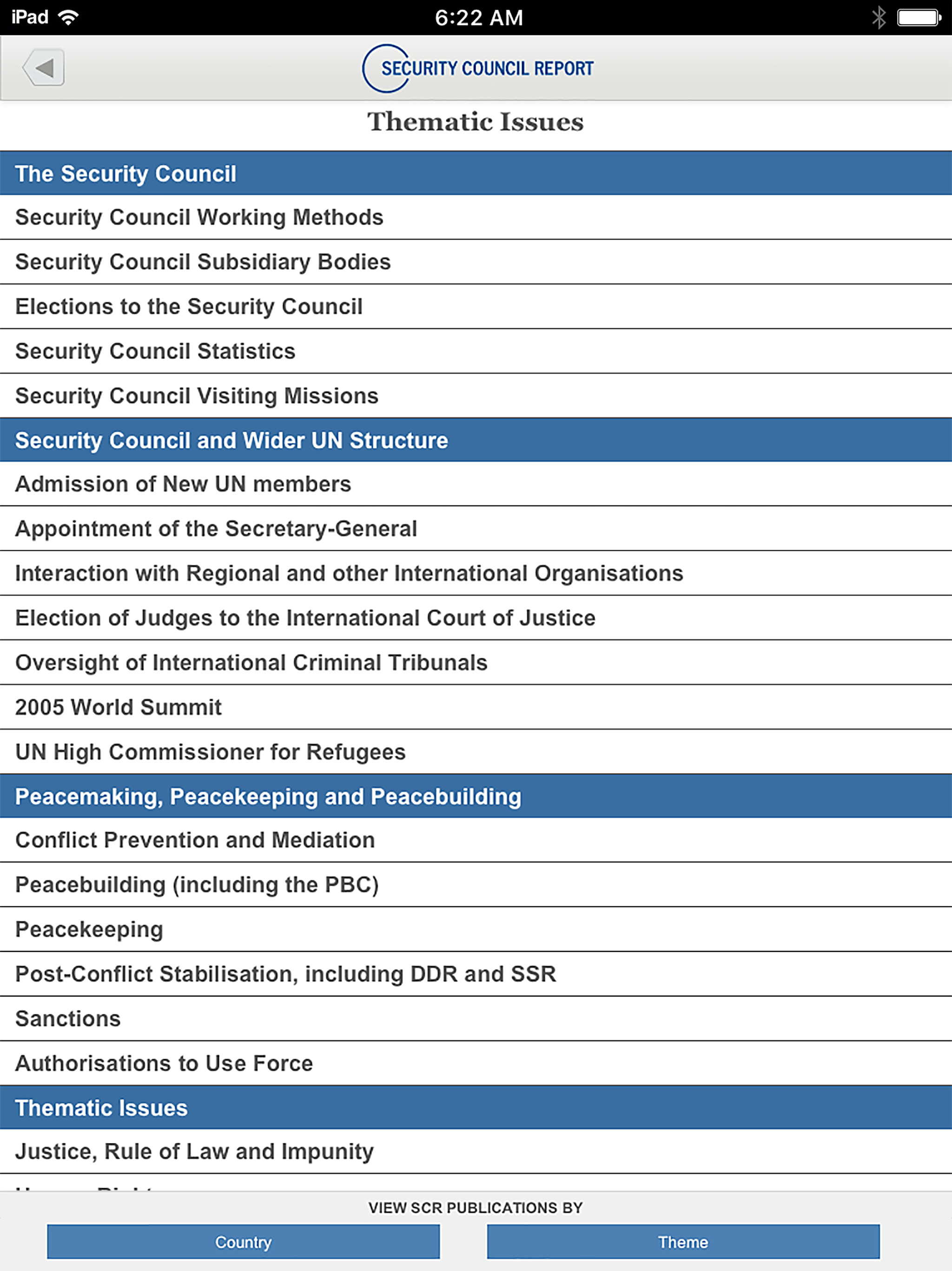 Security Council Report