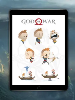 God of War Stickers iPad image 2