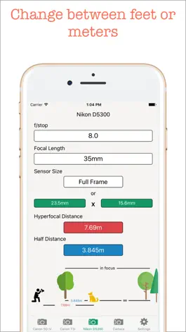 Game screenshot Hyperfocal Distance Calculator hack