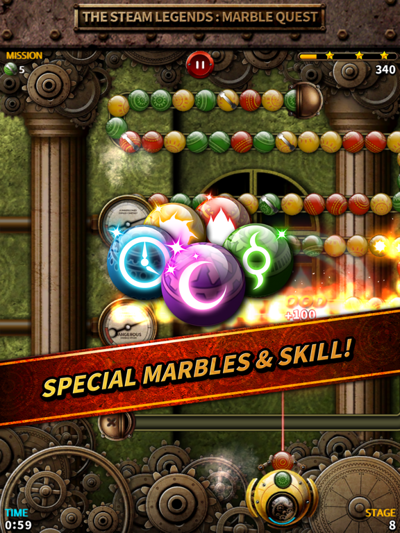 Screenshot #6 pour Steam Legend : Marble Quest