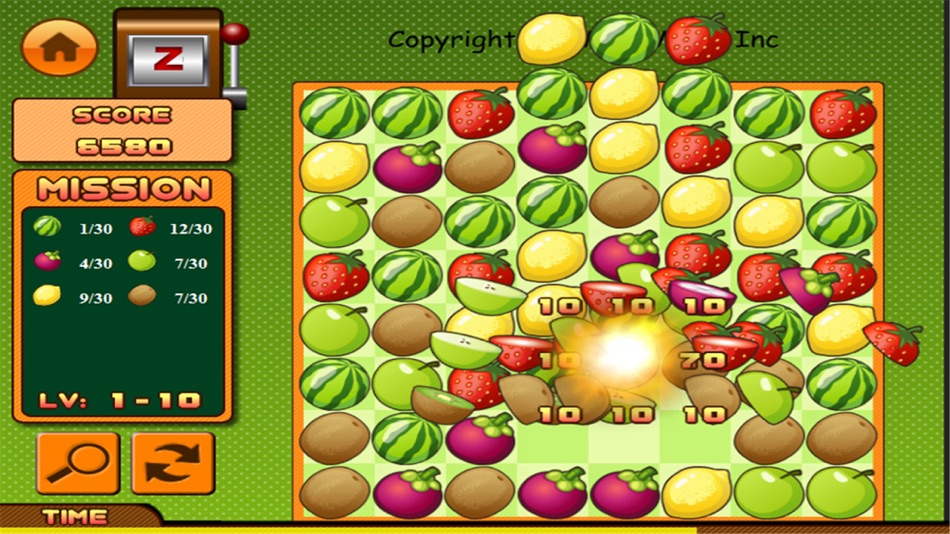 #3. fruit Match3 (iOS) 由: 崇林 莫