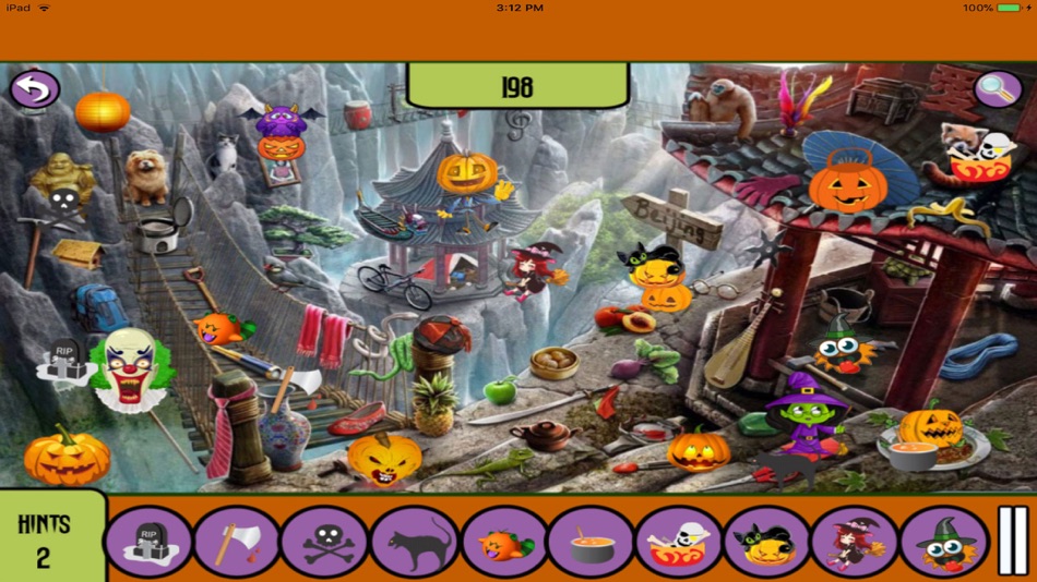 #4. Hidden Object:Halloween Mania2 (iOS) By: Krunal Bhavsar