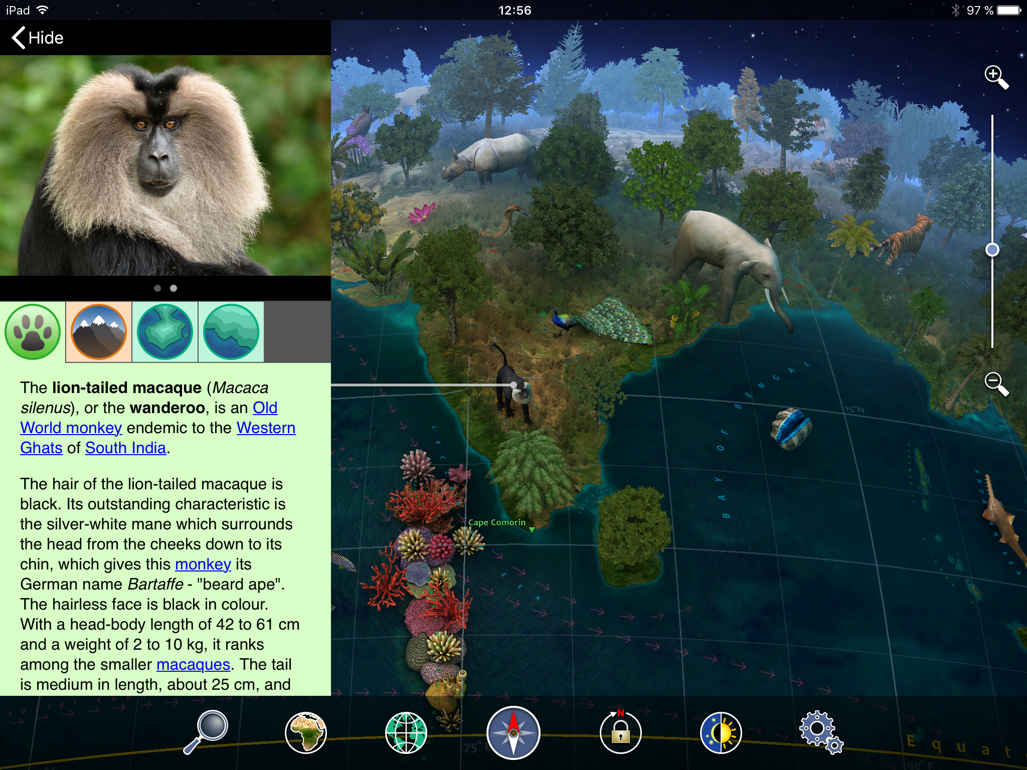 Earth 3D - Animal Atlas