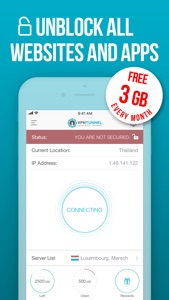VPNTunnel – Private VPN Spot screenshot #3 for iPhone
