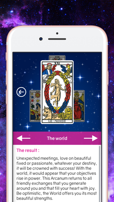 Daily Love Tarot Reading iPhone screenshot