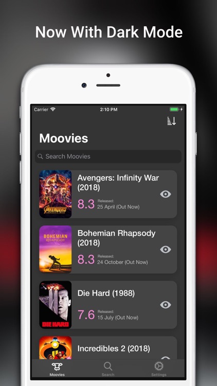 Moovies: Simple Movie List App screenshot-4