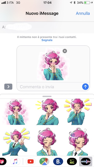 AniManQuiz Stickers screenshot 3