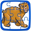 Cartoon peppa Bear Jigsaw Game