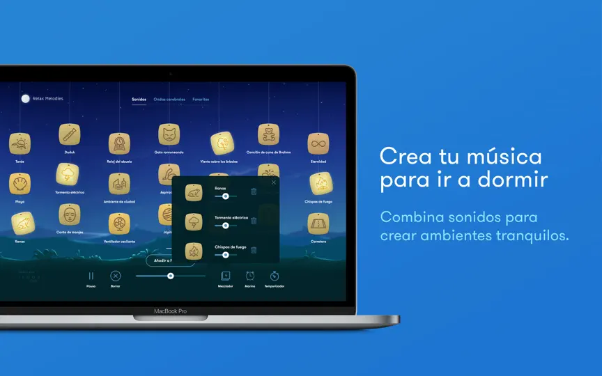 Captura de pantalla de Relax Melodies: Sleep Sounds en iPhone 3