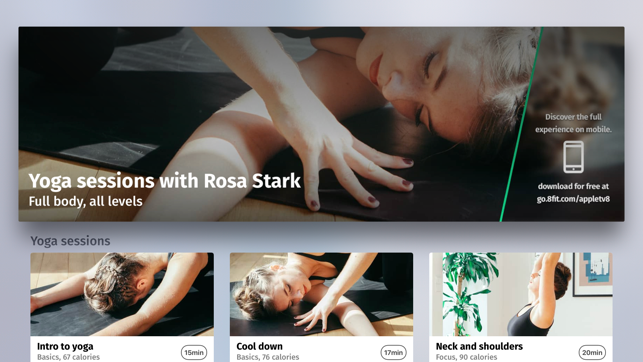 8fit Workouts & Meal Planner Screenshot