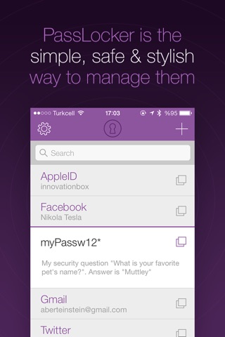 PassLocker - Password Manager Simple & Safe screenshot 2