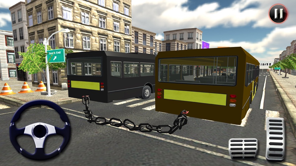 #1. Chained Coach Bus 3D (iOS) Podle: Meta Dort