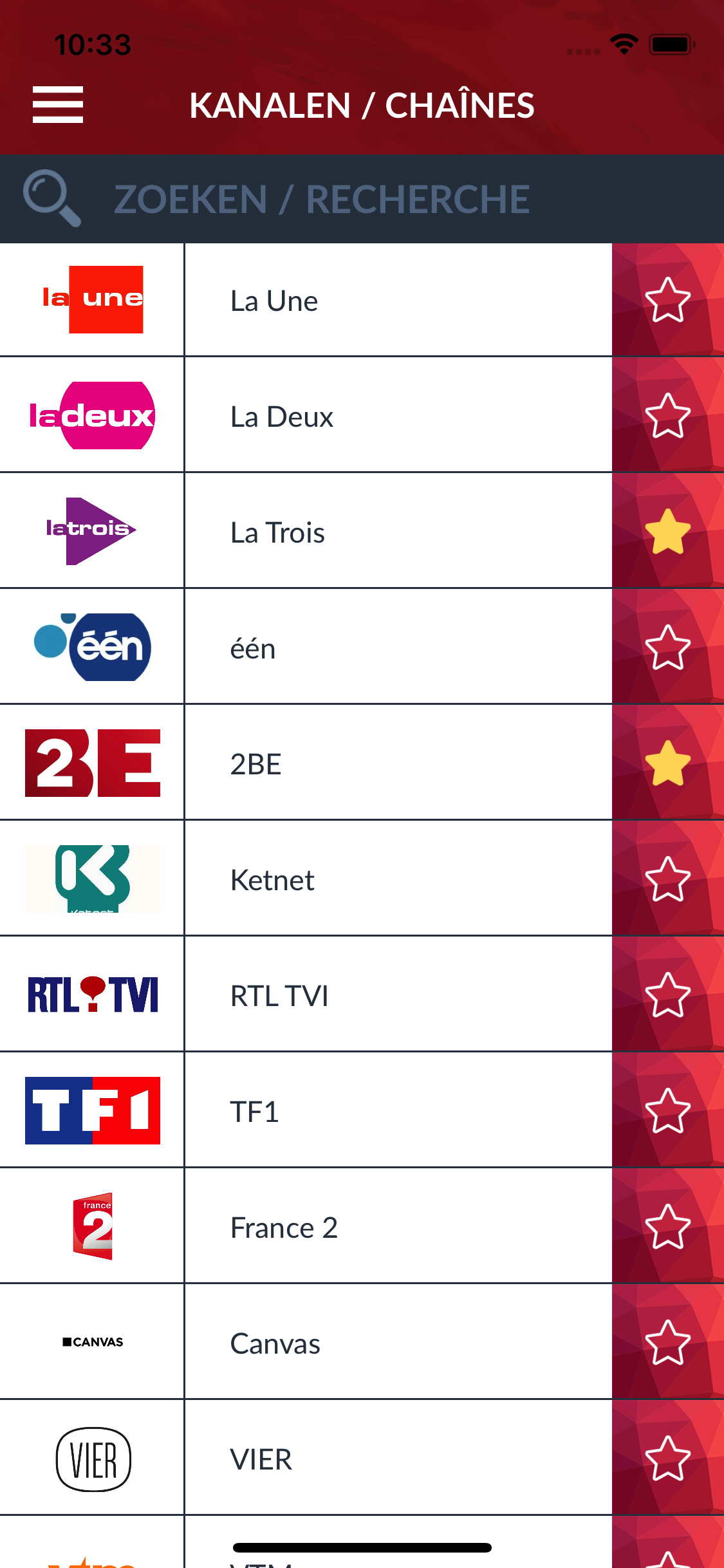 TV Programme Belgique (BE)
