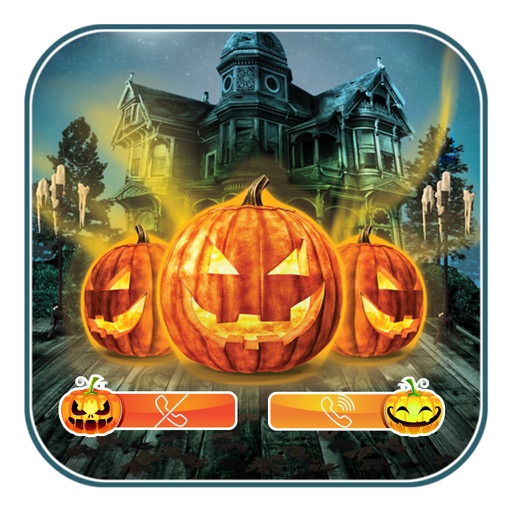 Halloween pampkin fake call iOS App