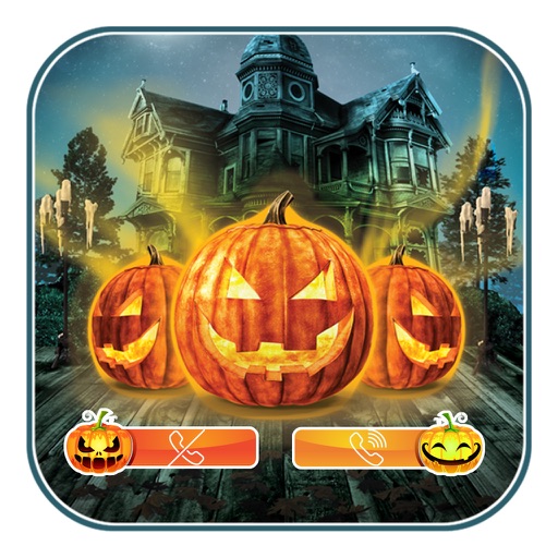 Halloween pampkin fake call Icon