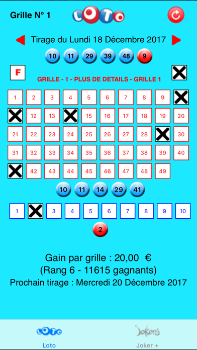 Screenshot #1 pour iLoto Lite
