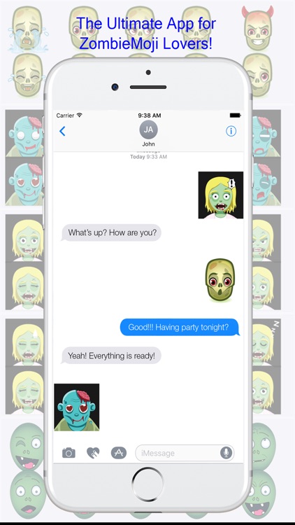 ZombieMoji - Zombie Emojis Custom Keyboard