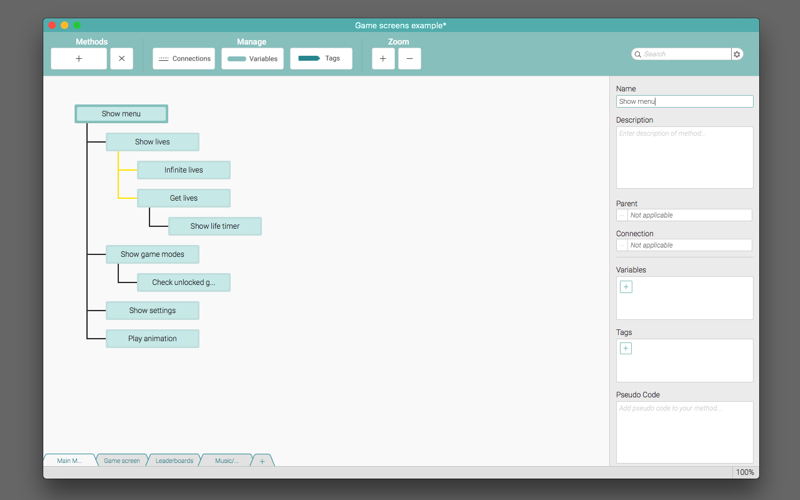 Method Map screenshot 2