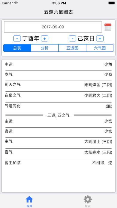 五運六氣 screenshot