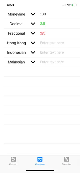 Game screenshot Sports Betting Odds Calculator apk