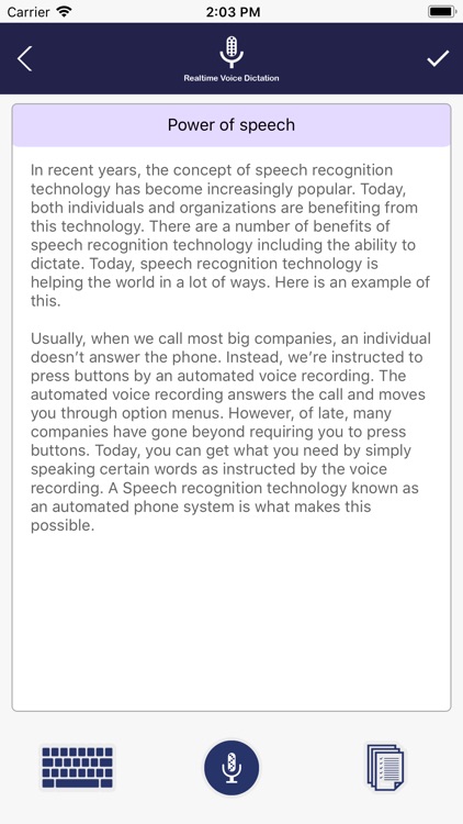 Dictation App