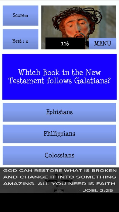 The Big Bible Quiz screenshot 2