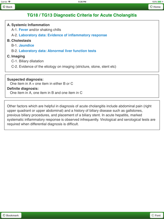 Tokyo Guidelines (TG18) iPad screenshot 4 - Medical app