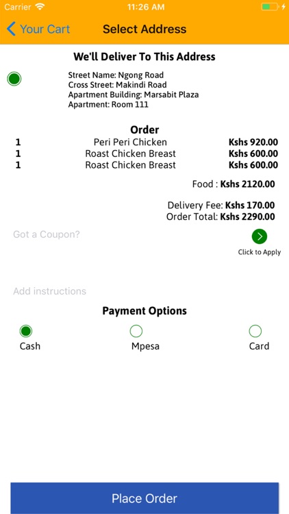 Yum Deliveries Kenya screenshot-4