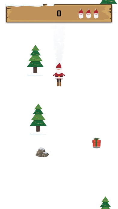 Santa Ski Runner screenshot 2