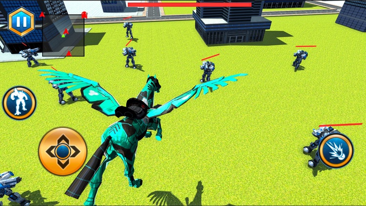 Flying Horse Robot War