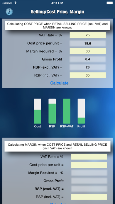 How to cancel & delete Margin/Selling/Cost Calculator from iphone & ipad 1