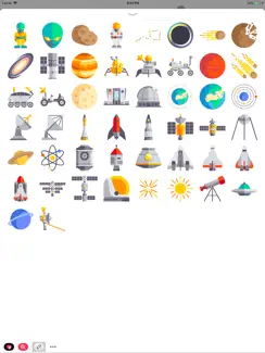 Space Stickers - iMessage iPad image 1