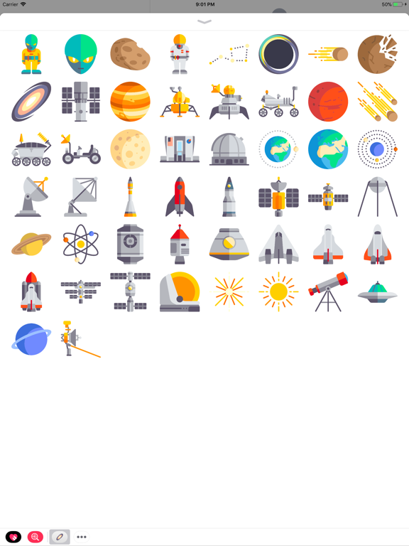 Screenshot #4 pour Space Stickers - iMessage