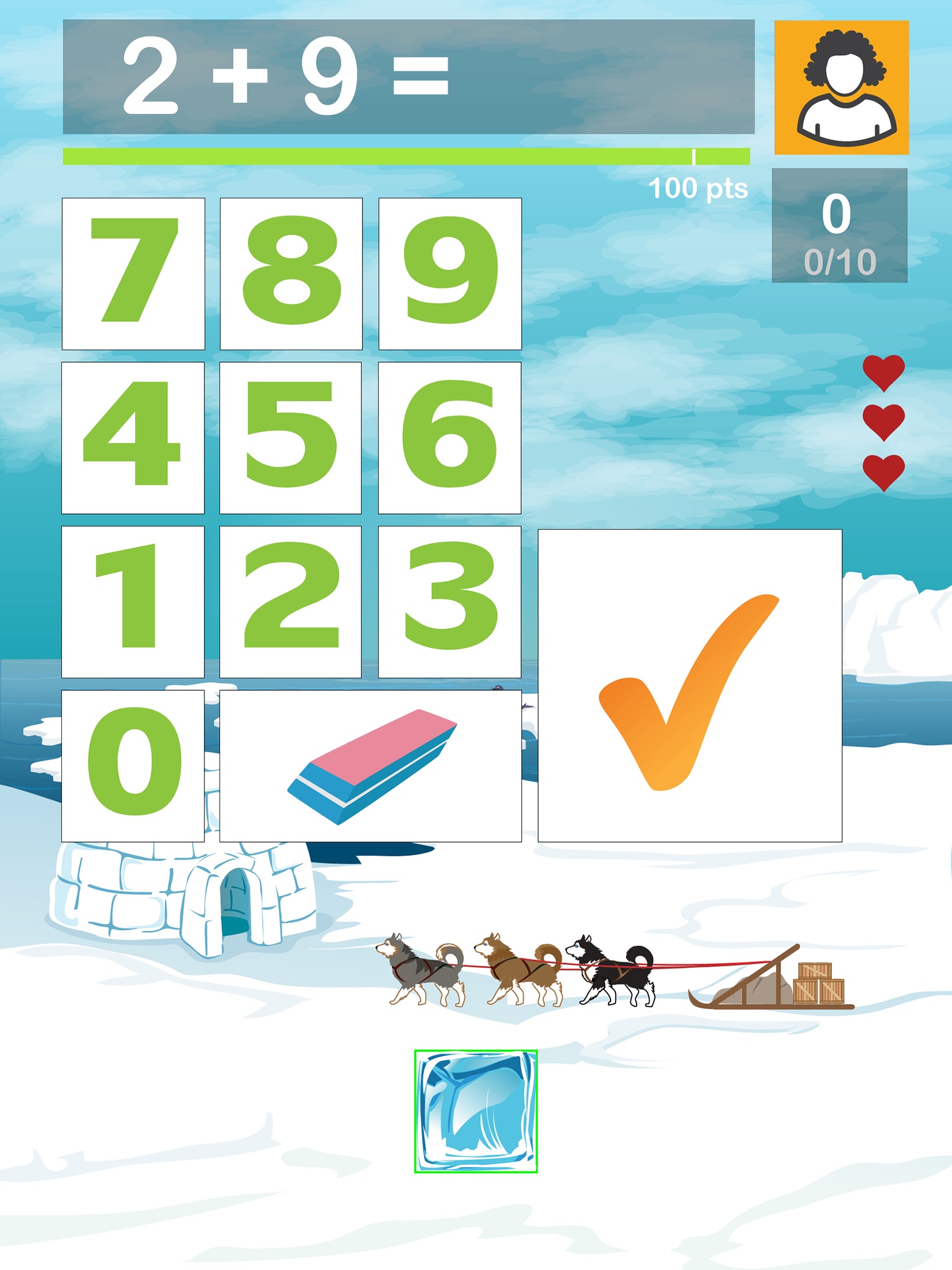 Box Drop Math Game Complete screenshot 2