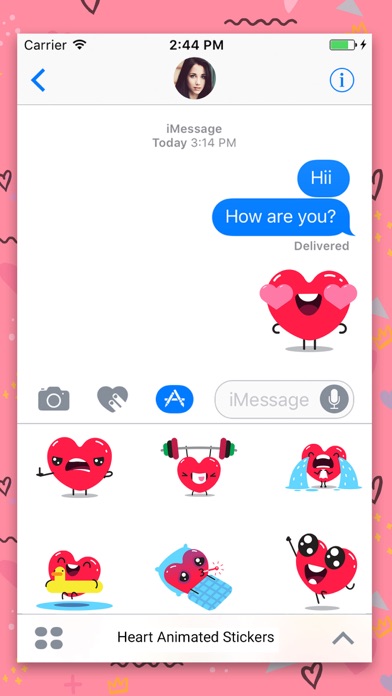 Heart : Animated Stickers screenshot 2