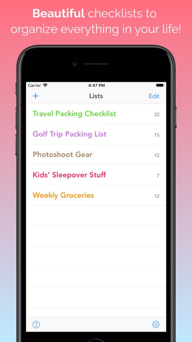 check check checklists iphoneアプリ applion