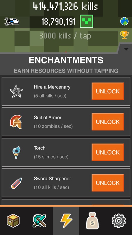 ClickCraft - Pocket Mining screenshot 4