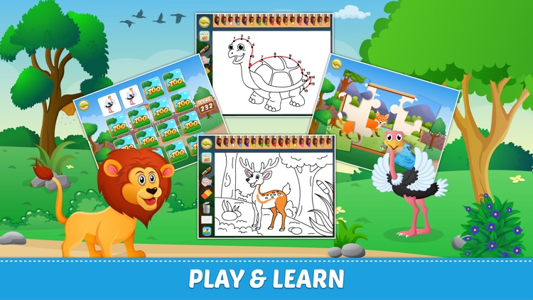 Zoo Animals Learning Game