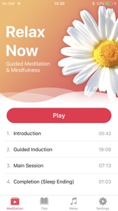 Relax Now: Hypnosis Meditation screenshot #1 for iPhone